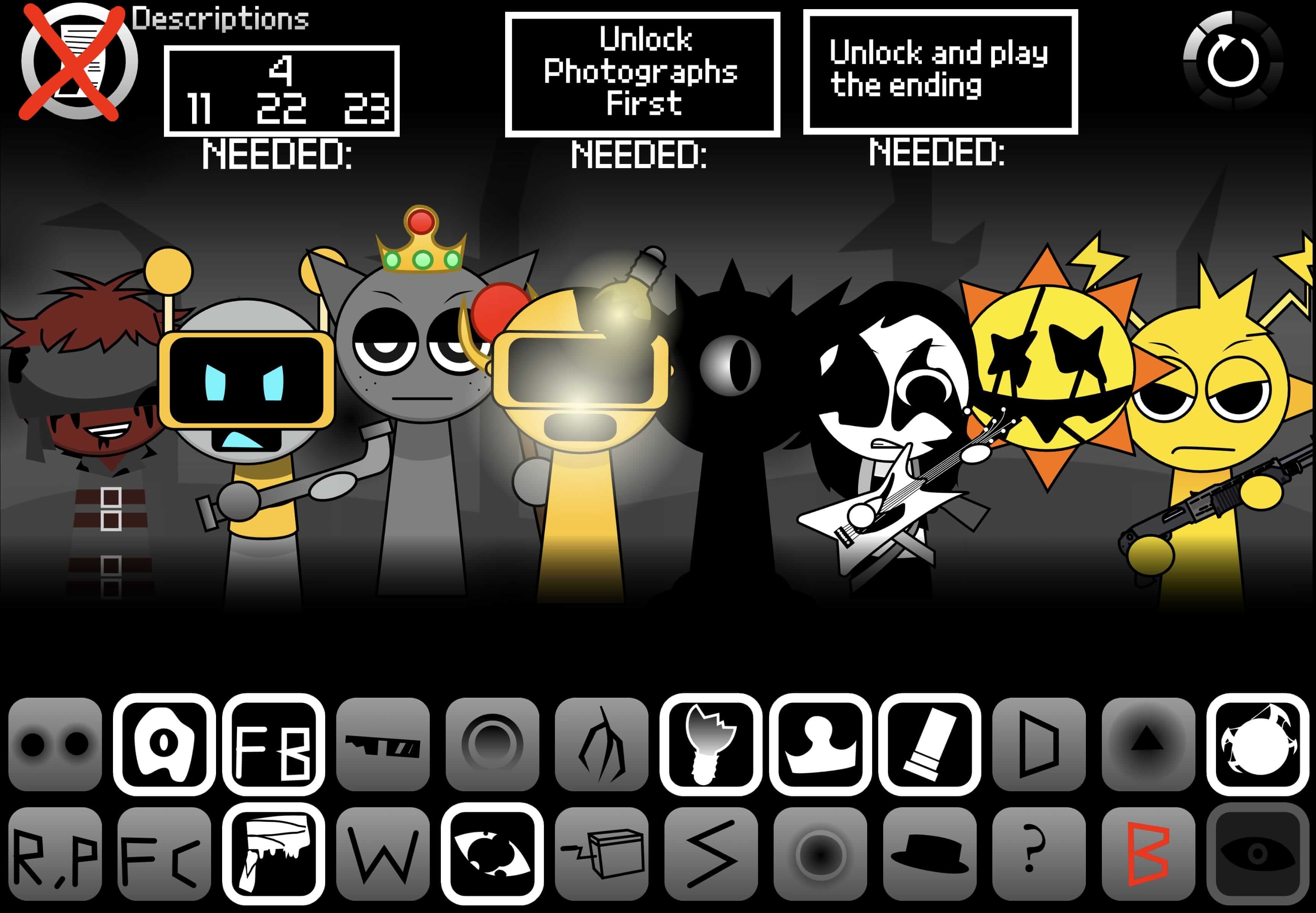 Sprunki Corruptbox Game Controls